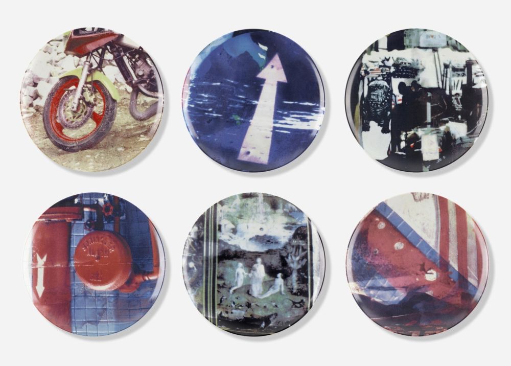 Siebdruck Rauschenberg - Guggenheim Museum Retrospective Plates