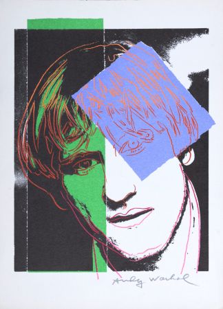 Siebdruck Warhol - Gérard Depardieu, 1986