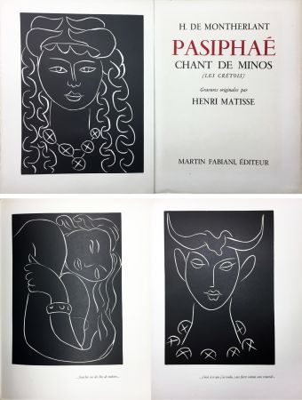 Illustriertes Buch Matisse - H. de Montherlant: PASIPHAE.  148 gravures originales d'Henri Matisse (1944)