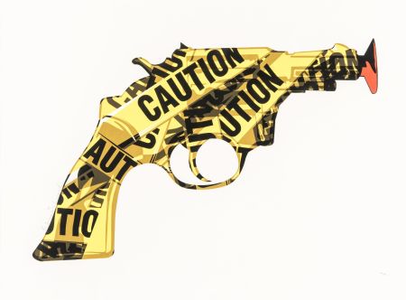 Siebdruck Mr Brainwash - Handle with care