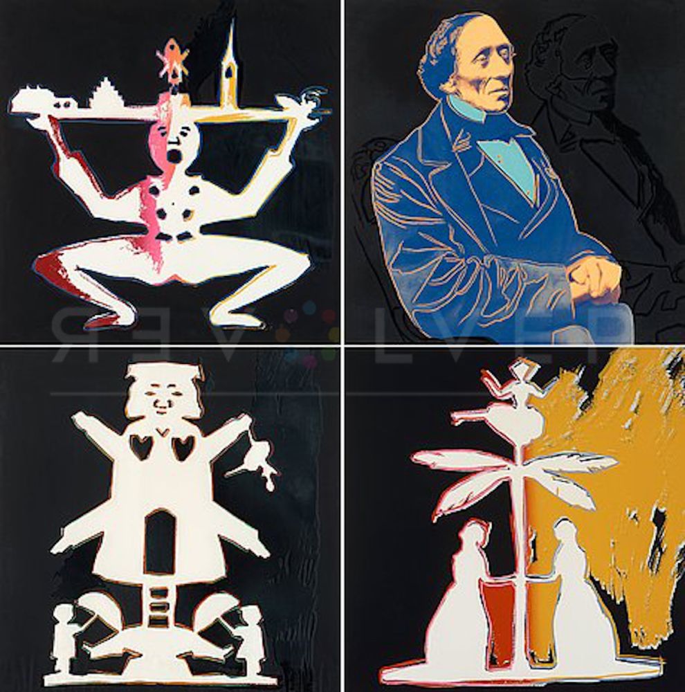 Siebdruck Warhol - Hans Christian Andersen Complete Suite (FS II.398-II.401)