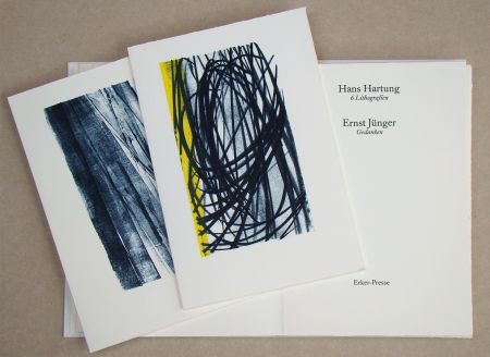 Illustriertes Buch Hartung - Hans Hartung 6 Lithografien & Ernst Jünger Gedanken