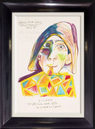 Lithographie Picasso - Harlequin