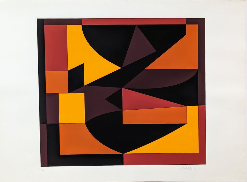 Siebdruck Vasarely - Harpis 