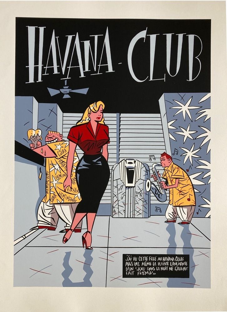 Siebdruck Clerc - Havana Club