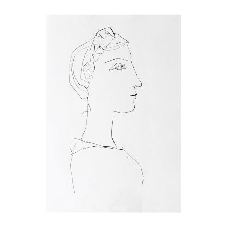 Stich Picasso - Head of a Woman in Profile