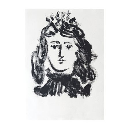 Stich Picasso - Head of a Woman Wearing a Crown 