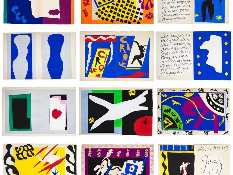 Illustriertes Buch Matisse - Henri MATISSE, Jazz, New York 1983, Andee Brasilier