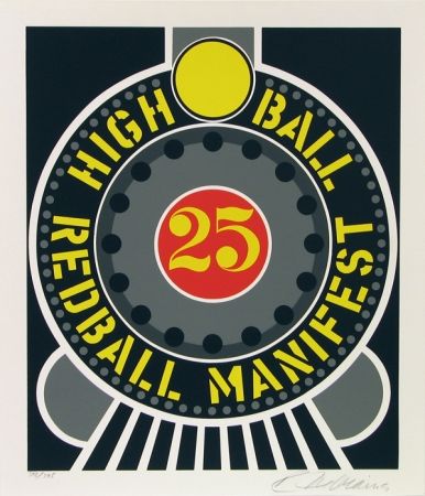 Siebdruck Indiana - High Ball Red Ball Manifest 25