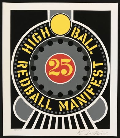 Siebdruck Indiana - Highball on Redball Manifest