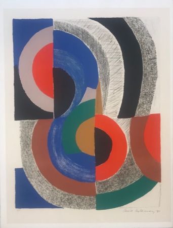 Lithographie Delaunay - Hippocampe 