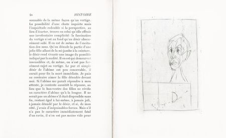 Radierung Giacometti - Histoire de Rats