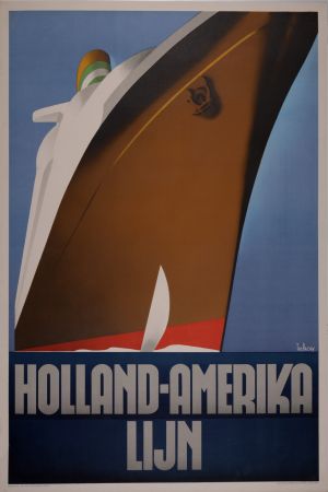 Plakat Cassandre - Holland - Amerika Lijn, 1936