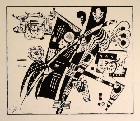 Holzschnitt Kandinsky - (Holzschnitt um 1935)
