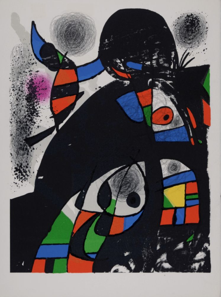 Lithographie Miró - Homage to San Lazzaro, 1975