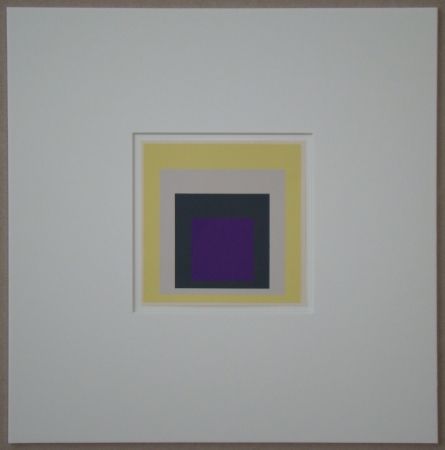 Siebdruck Albers - Homage to the Square - Dedicated