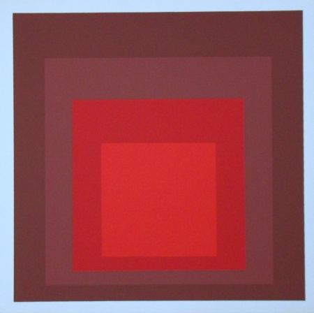 Siebdruck Albers - Homage to the Square - R-I d-5, 1969