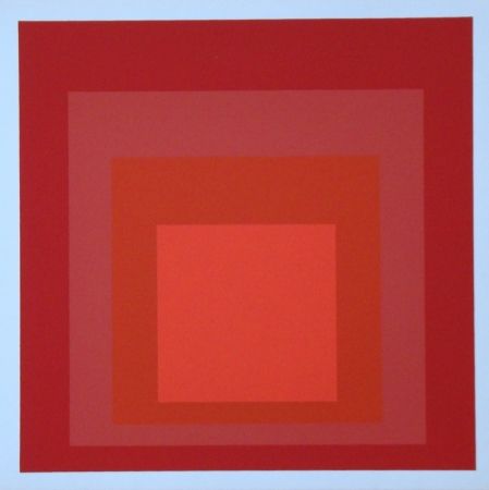 Siebdruck Albers - Homage to the Square - R-III a-4, 1968