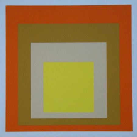 Siebdruck Albers - Homage to the Square - Yes Sir, 1955