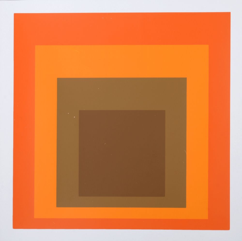 Siebdruck Albers - Homage to the Square #1