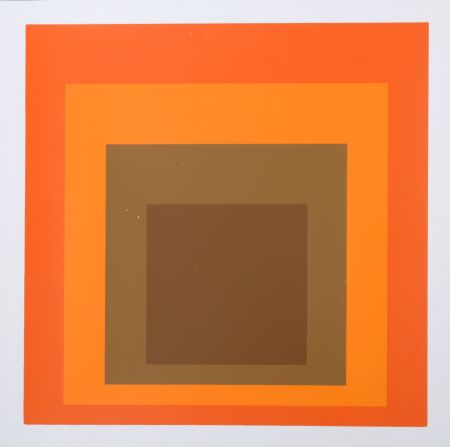Siebdruck Albers - Homage to the Square #1