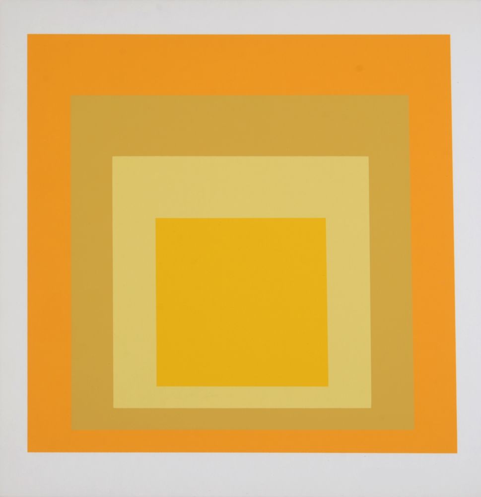 Siebdruck Albers - Homage To the Square (A), 1971