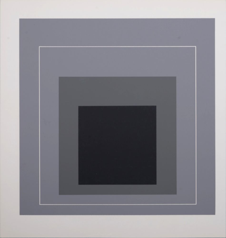Siebdruck Albers - Homage To the Square (B) & (C), 1971