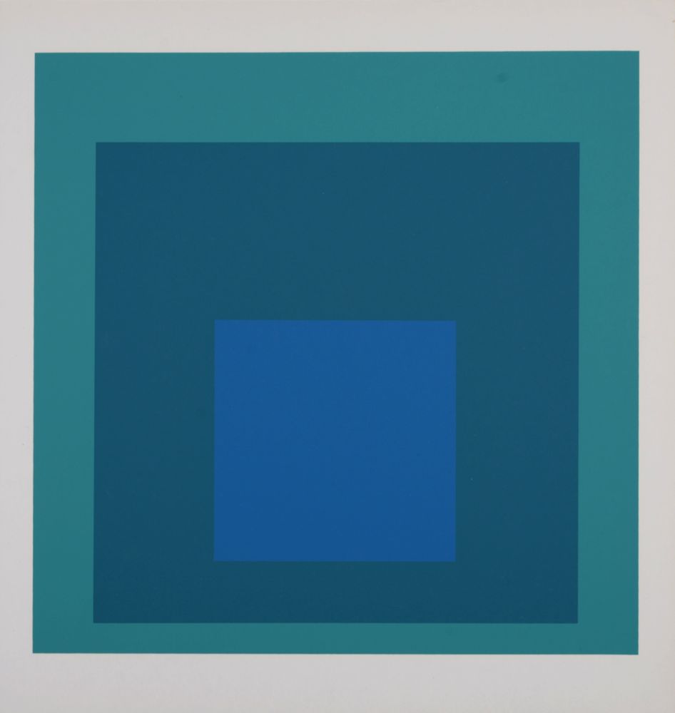 Siebdruck Albers - Homage To the Square (E), 1971