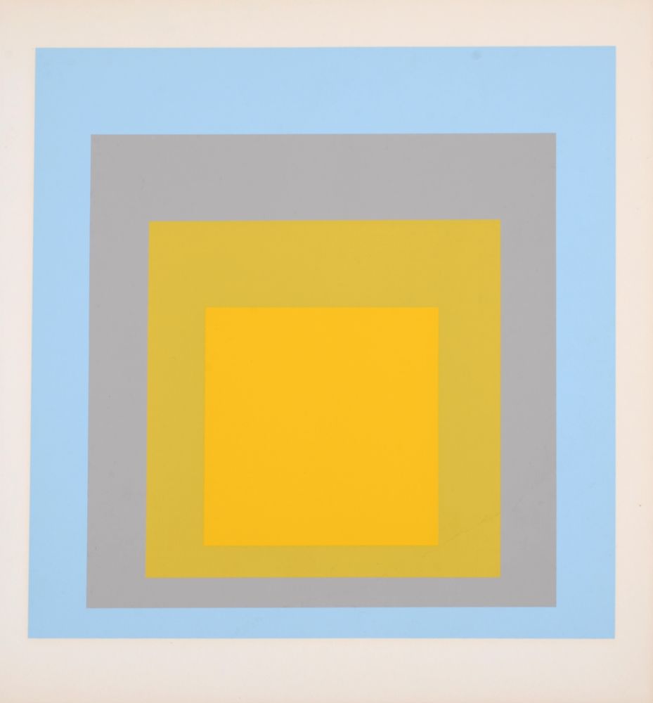 Siebdruck Albers - Homage To the Square (F), 1971