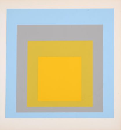 Siebdruck Albers - Homage To the Square (F), 1971