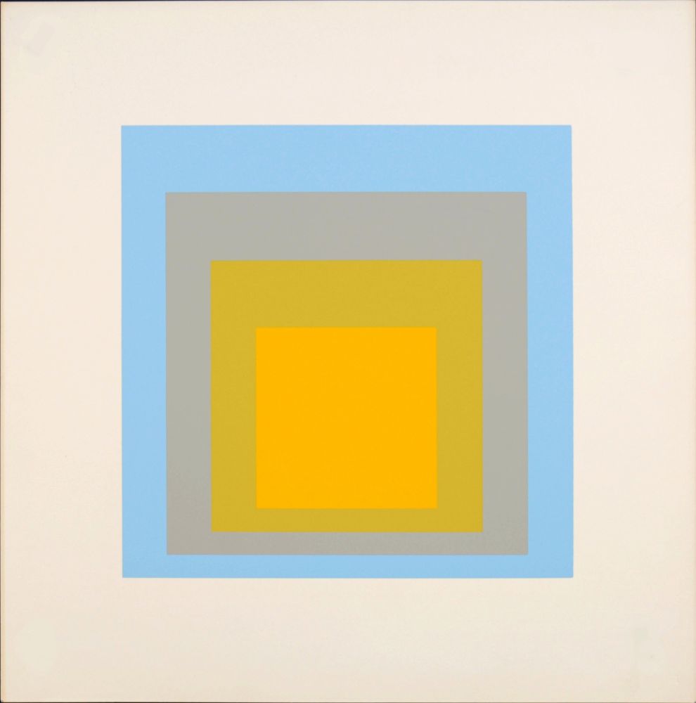 Siebdruck Albers - Homage to the Square: Ten Works by Josef Albers (#I), 1962