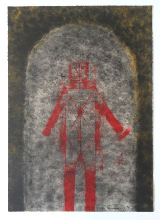 Lithographie Tamayo - Hombre en Rojo