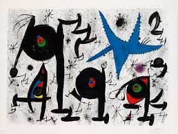 Lithographie Miró - Homenaje a Joan Prats