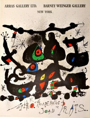 Plakat Miró - Homenatge a Joan Prats Arras Gallery