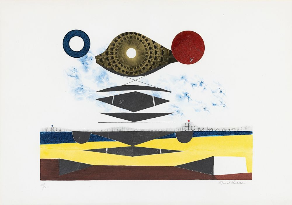 Lithographie Penrose - Hommage (a Man Ray)