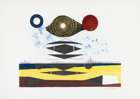 Lithographie Penrose - Hommage (a Man Ray)