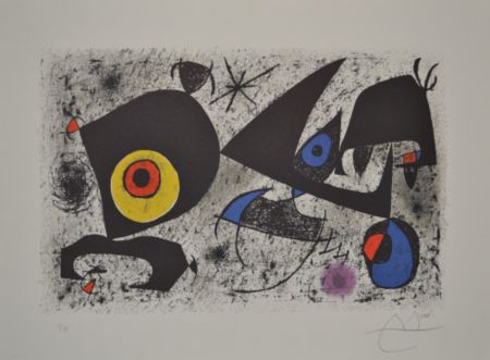 Lithographie Miró - Hommage A Miro - M868