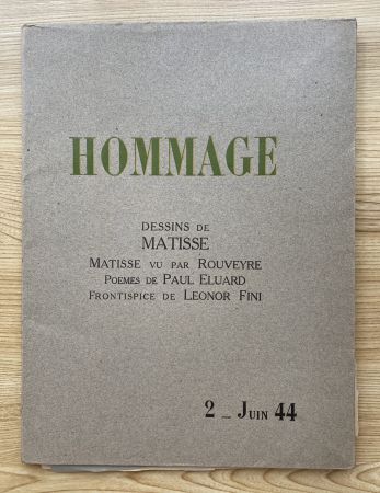 Keine Technische Matisse - Hommage, Dessins de Matisse (