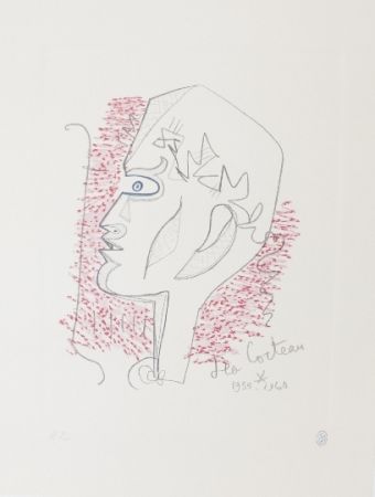Lithographie Cocteau - Hommage Jean Cocteau 17