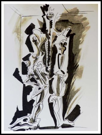 Lithographie Masson - Hommage à Dorothea Tanning 