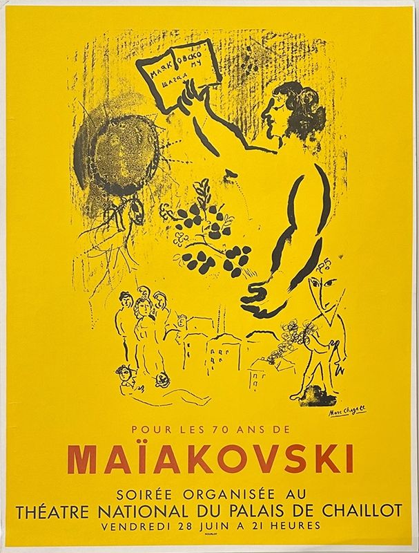 Plakat Chagall - Hommage à Maïakovski