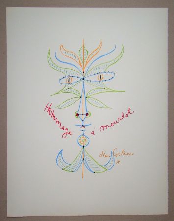 Lithographie Cocteau - Hommage à Mourlot
