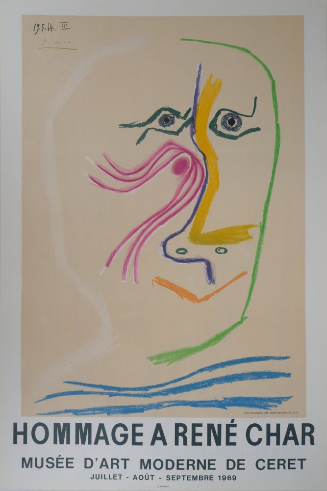 Illustriertes Buch Picasso - Hommage à René Char