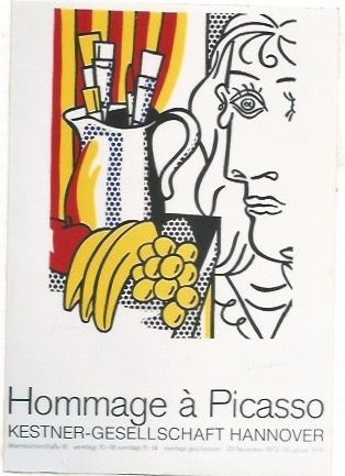 Plakat Lichtenstein - Hommage á Picasso