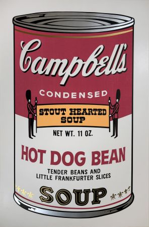 Siebdruck Warhol - Hot Dog Bean, II.59 from Campbell's Soup II Portfolio