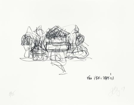 Lithographie Gehry - House 1