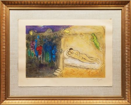 Lithographie Chagall - Hyménée from Daphnis and Chloé 