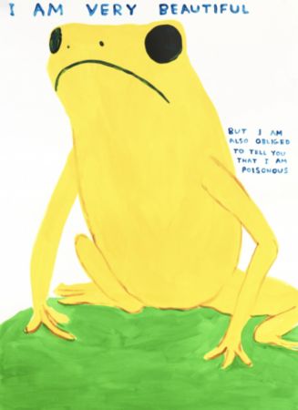 Siebdruck Shrigley - I Am Very Beautiful