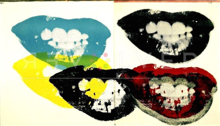 Siebdruck Warhol - I Love Your Kiss Forever Forever (FS II.5)