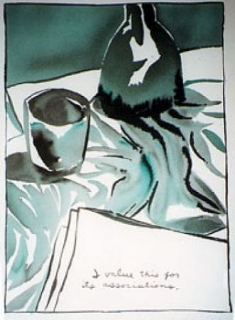 Siebdruck Pettibon - I Value This For It's Associations